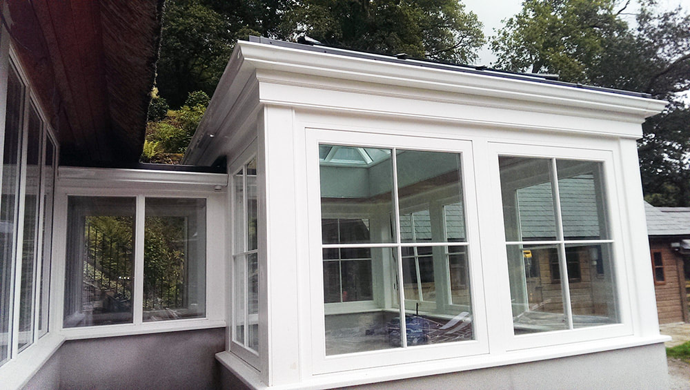 white guttering for conservatories plymouth