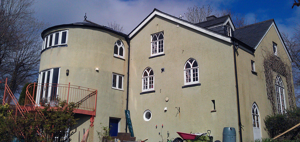 guttering for unusual shaped houses plymouth