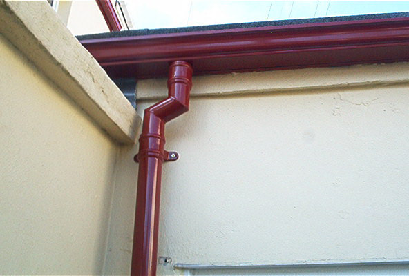 red guttering plymouth